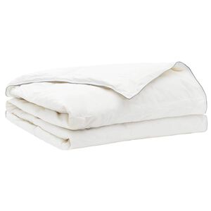 vidaXL Duvet FULDA 140 x 220 cm Summer 100 GSM 90% Goose Down White