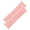 vidaXL Cushion Cover 2 pcs HEERLEN Pink 40 x 145 cm Faux Rabbit Fur