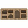vidaXL TV Cabinet Artisan Oak 100 x 35 x 40 cm Engineered Wood