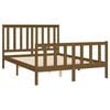 vidaXL Bed Frame without Mattress Honey Brown 140x200 cm Solid Wood Pine