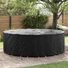 vidaXL Outdoor Furniture Cover Black 279 x 279 x 85 cm 420D fabric
