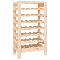 vidaXL Wine Rack 61.5x30x107.5 cm Solid Wood Pine