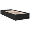 vidaXL Bed Frame without Mattress Black 90x200 cm