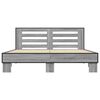 vidaXL Bed Frame without Mattress Grey Sonoma 150x200 cm King Size