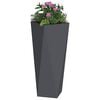 vidaXL Planter Anthracite 30 x 30 x 75 cm Steel