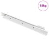 vidaXL Drawer Slide 73 pcs White Steel