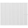 Shower Bath Screen Wall 140 x 168 cm 7 Panels Foldable with Towel Rack