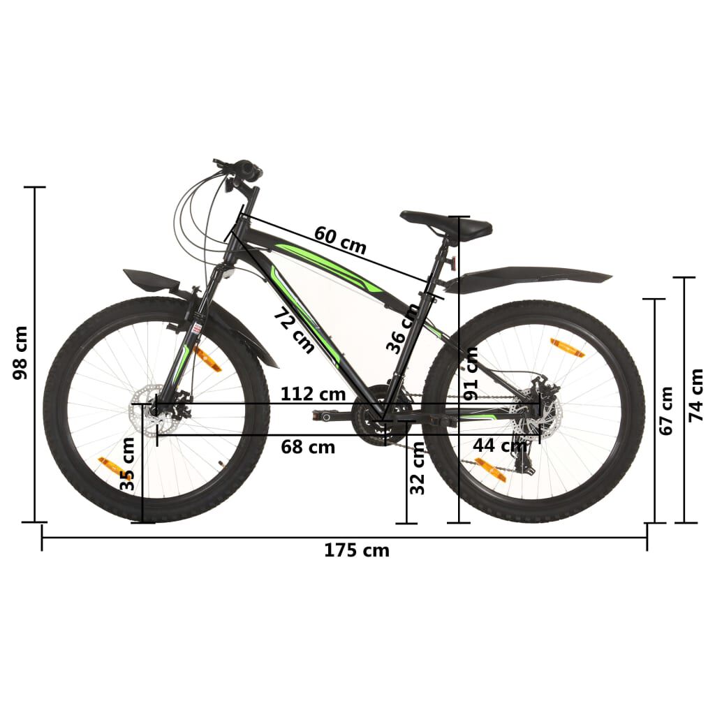 21 inch mountain online bike