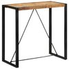 vidaXL Bar Table 110x55x110 cm Solid Rough Wood Mango