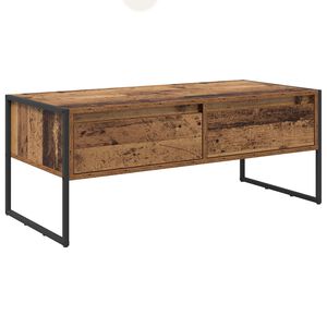 vidaXL Coffee Table Old Wood 100 x 46 x 40 cm Engineered Wood