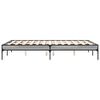 vidaXL Bed Frame without Mattress Grey Sonoma 140x190 cm