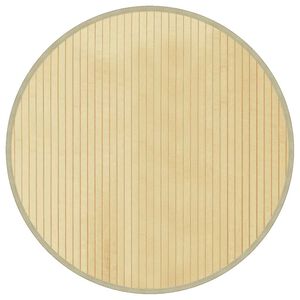 vidaXL Rug Round Light Natural 60 cm Bamboo