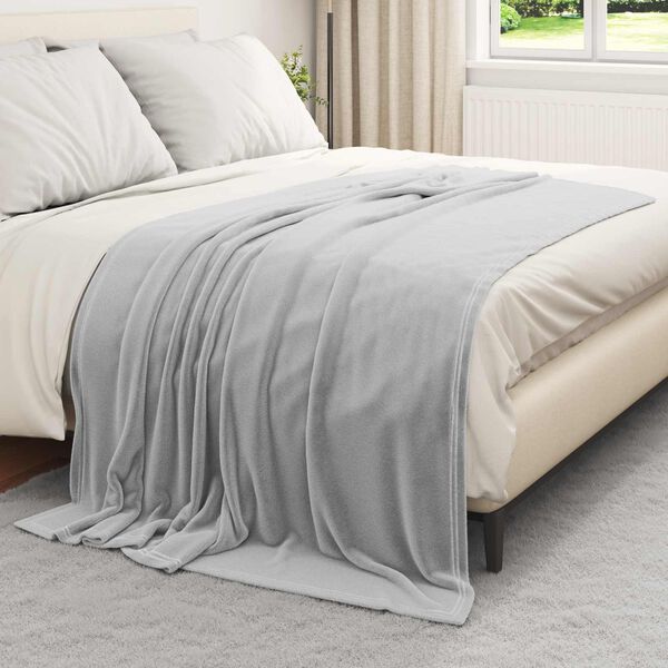 vidaXL Throw Blankets 6 pcs Grey 150 x 200 cm Fleece