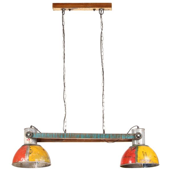 vidaXL Industrial Hanging Lamp 25 W Multicolour 111 cm E27
