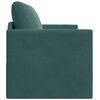 vidaXL Sofa Bed Dark Green 124 x 204 x 61 cm Velvet