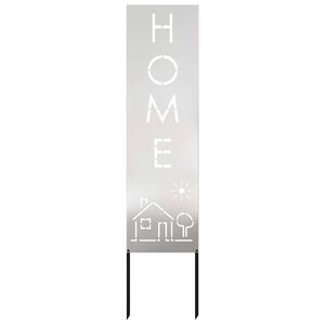 vidaXL Garden Privacy Screen Silver 32 x 140 cm Stainless steel