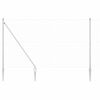 vidaXL Outdoor Euro Fence with Spikes 10 x 1.6 m Galvanised Steel Mesh