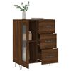 vidaXL Sideboard Brown Oak 69.5x34x90 cm Engineered Wood