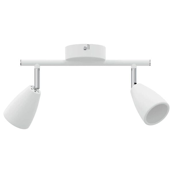 vidaXL Ceiling Spotlight with Spotlights White 25.5 x 8 x 16 cm Metal