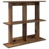 vidaXL Wall Shelf Wall-Mounted Old Wood 100 x 20 x 75 cm
