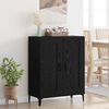 vidaXL Sideboard Black Oak 69.5 x 34 x 90 cm Engineered Wood