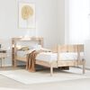 vidaXL Bed Frame without Mattress 90x200 cm Solid Wood Pine