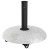 vidaXL Parasol Base Light Grey and Black 45 x 45 x 40 cm