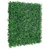 vidaXL Artificial Shrub Leaf Fence&nbsp;6 pcs Green 50x50 cm