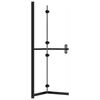 vidaXL Foldable Walk-in Shower Wall Transparent ESG Glass 110x190 cm