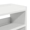 vidaXL Shoe Rack White 80x25x62 cm Engineered Wood
