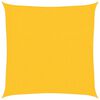 vidaXL Sunshade Sail 160 g/m&sup2; Yellow 3.6x3.6 m HDPE