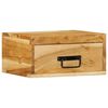 vidaXL Wall-mounted Bedside Cabinets 2 pcs Solid Wood Acacia