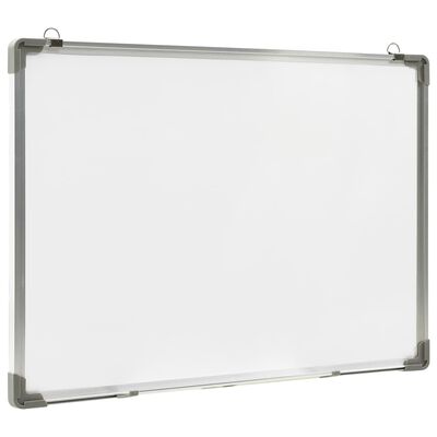 vidaXL Magnetic Dry-erase Whiteboard White 90x60 cm Steel