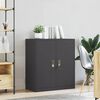 vidaXL Storage Cabinet Black 80 x 40 x 90 cm Steel