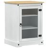 vidaXL HiFi cabinet White 60 x 50 x 82 cm Solid Pine Wood