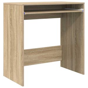 vidaXL Desk with Drawer Sonoma Oak 77.5 x 43 x 79 cm Engineered Wood