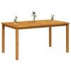 vidaXL Garden Table 150x90x74 cm Solid Acacia Wood