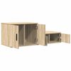 vidaXL Storage Cabinet 2 pcs Sonoma Oak 127 x 41 x 40 cm