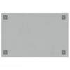 vidaXL Wall-mounted Magnetic Board White 60x40 cm Tempered Glass