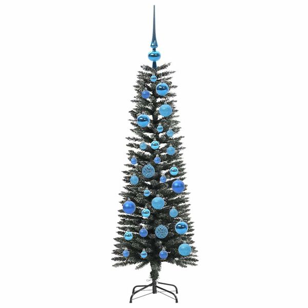 vidaXL Artificial Christmas Tree with 150 LEDs with Stand Green 120 cm