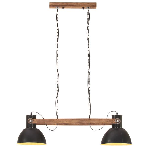 vidaXL Industrial Hanging Lamp 25 W Black 109 cm E27