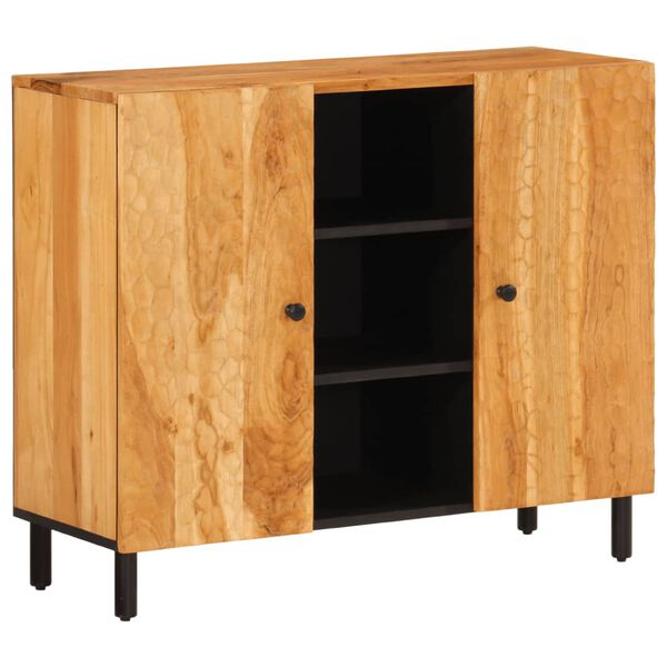 vidaXL Side Cabinet 90x33x75 cm Solid Wood Acacia