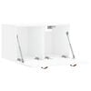 vidaXL Wall Cabinet White 60x36.5x35 cm Engineered Wood