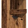 vidaXL Bathroom Cabinet Old Wood 32x34x188.5 cm Engineered Wood