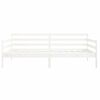 vidaXL Day Bed without Mattress White 90x190cm Solid Wood Pine