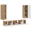 vidaXL TV Cabinet Set Wall-mounted 3 pcs Artisan Oak Engineered Wood