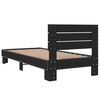 vidaXL Bed Frame without Mattress Black 100x200 cm