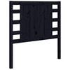 vidaXL Headboard | Black | Solid pinewood | Nice Design | Headboard