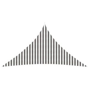 vidaXL Sunshade Sail Light Grey and White 4.5 x 4.5 x 4.5 m HDPE