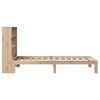 vidaXL Bookcase Bed without Mattress 90x200cm Solid Wood Pine